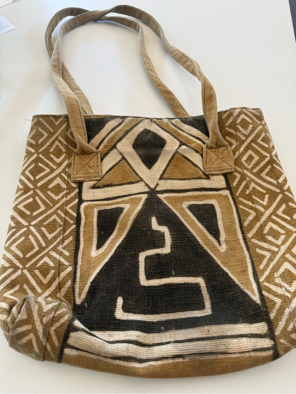Handcrafted Traditional Mudcloth VintageTote Bag